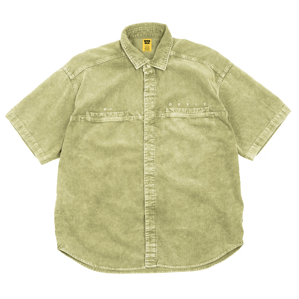 W-ORBLE CORDUROY BUTTON UP (GREEN)
